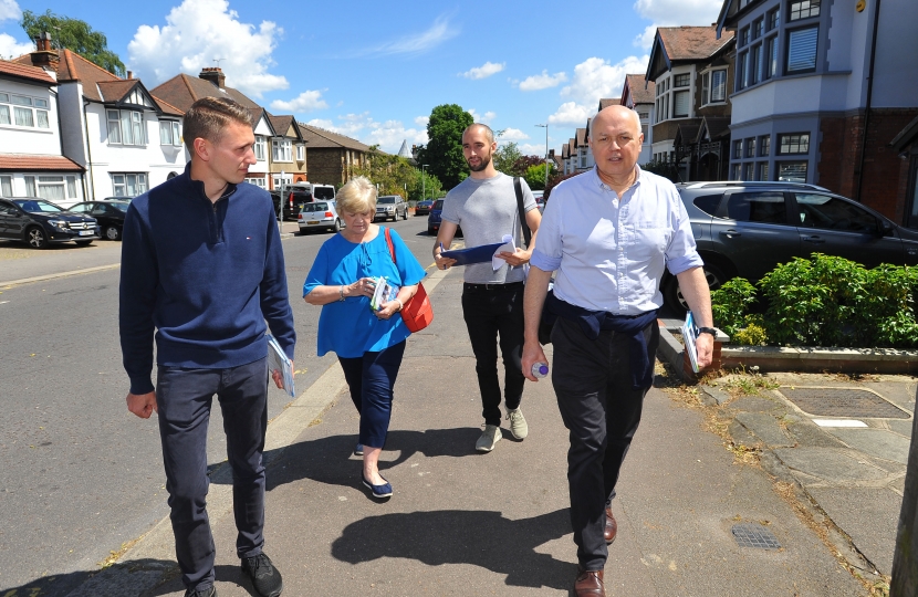 Campaigning in Chingford & Woodford Green